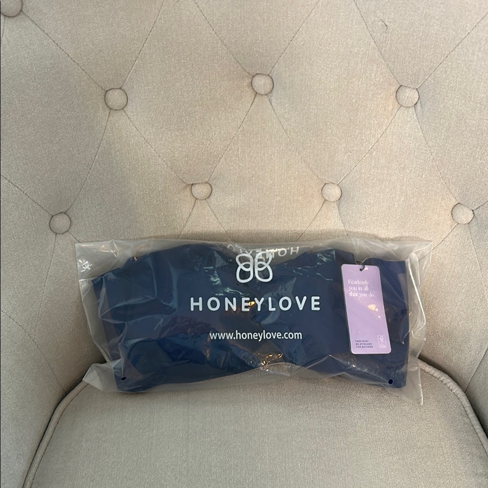 Honeylove Navy Crossover bra